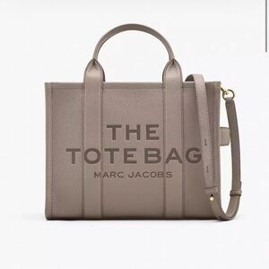 Marc Jacobs Cement Leather Tote Bag